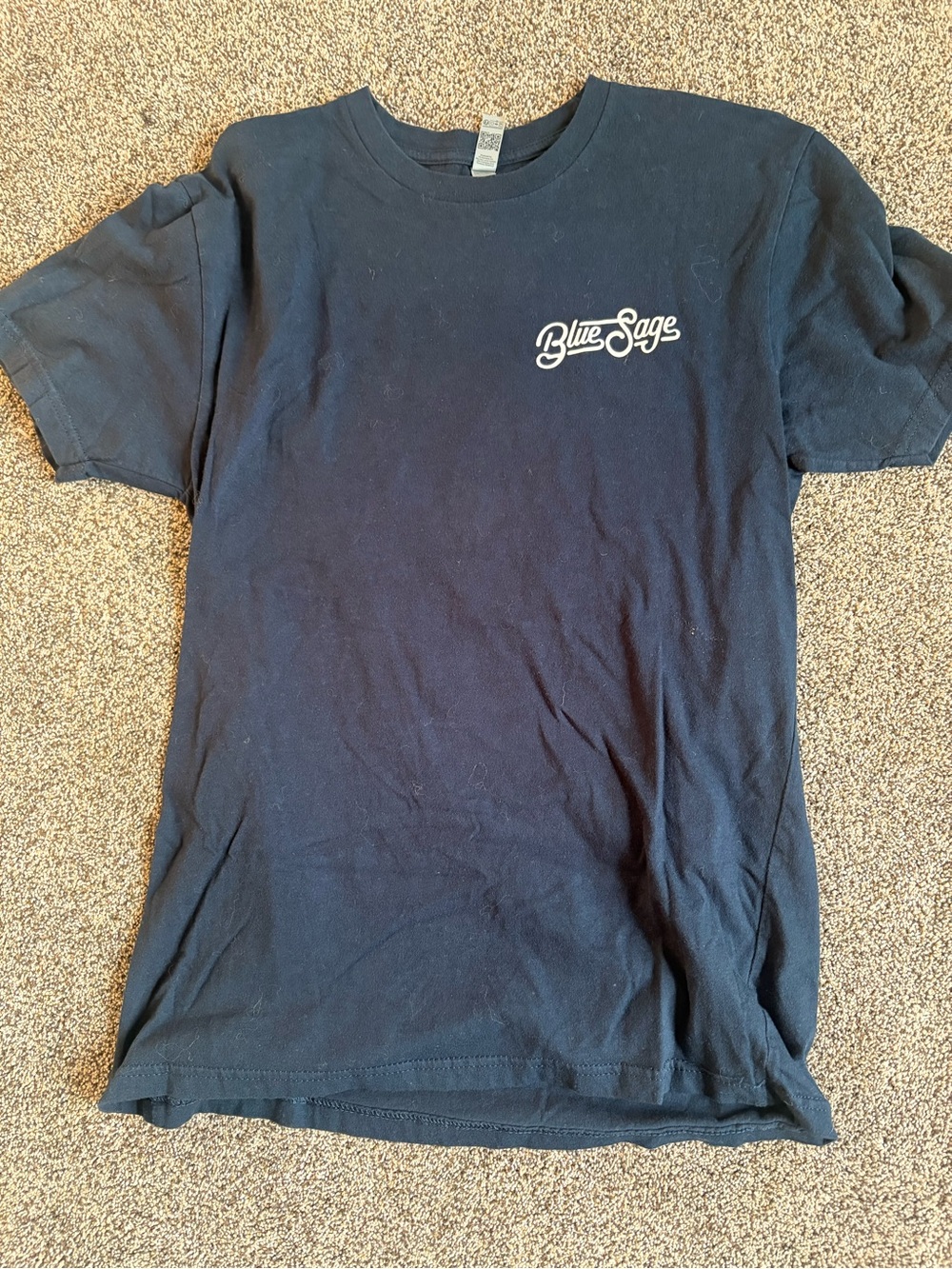 Blu Sage Black Short-Sleeve Logo Tee